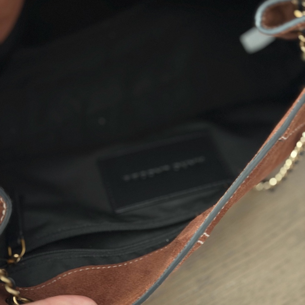 Marc Jacobs Leather Satchel / Shoulder Bag – Cognac – Authentic – $495 retail - Picture 8 of 8
